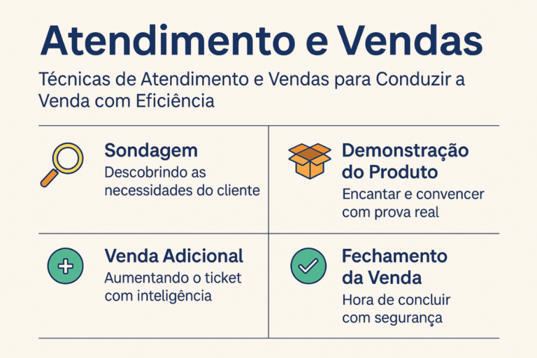 Atendimento e Vendas: Técnicas de Atendimento e Vendas para Conduzir a Venda com Eficiência
