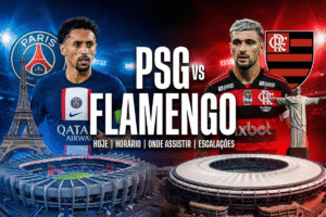 PSG e Flamengo: horário, onde assistir, escalações e o que esperar do jogo de hoje
